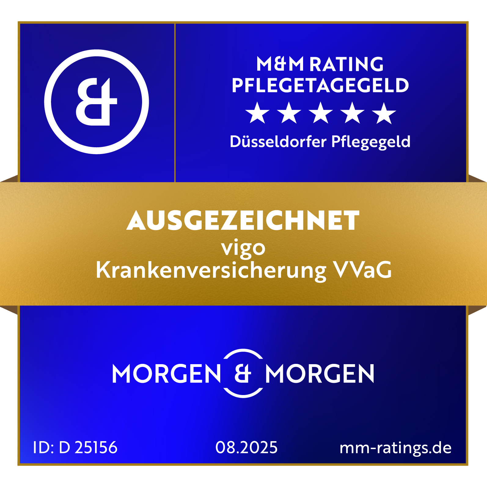 Morgan & Morgan - Düsseldorfer Pflegegeld - ausgezeichet